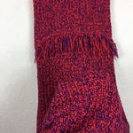 Topshop  Fringed Red Knit Crochet Boho Maxi Dress Photo 9
