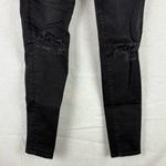 American Eagle  Luxe High-Rise Distressed Black Jegging Size 0 Photo 2