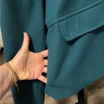 Old Navy Teal mock neck double breasted pea coat Photo 6
