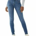 Free Assembly Size 8 Jeans The High Rise Skinny Blue Denim Organic Cotton Womens Photo 0