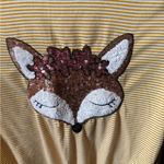 btween Yellow Tie Front Graphic Tee Size 12 Photo 1