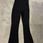 black flare legging one piece Photo 0