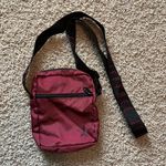 Jeffree Star Cosmetics Burgundy Crossbody Bag Purse Nylon Photo 0