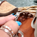 Tory Burch Nori Laser-Cut 115MM Wedge Sandal in Ivory Photo 10