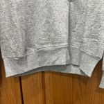 Vintage sweatshirt‎ with collar and flowery pattern pocket on sleeve Gray Photo 6