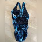 Speedo  Performance Racing Blue Swimsuit blue black women’s size 6 Photo 3