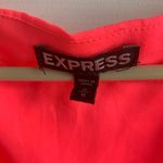 EXPRESS Neon Pink Short Sleeve Top Criss Cross Sleeve Size Medium Photo 2