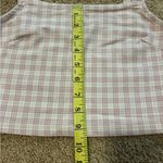 Altar'd State Altar’d State plaid pink crop top size medium Photo 4