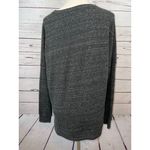 Calia Sweatshirt Small Long Sleeve Pullover Shirt Tunic side zip WAX11090H Black Photo 2