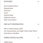 Elle SNDYS  Cut Out One Shoulder Mini Dress in Pink Photo 7