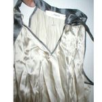 &merci Womens 2 NWT New Italy Designer Merci Silk Dress 38 IT Belt Sleeveless Tan Gray Photo 1