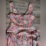 HD in Paris  Pink and Green Patterned Mini Dress Photo 7