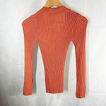 Cult Gaia  Faye Jasper Long Sleeve Ribbed Knit Top Size XS Photo 2
