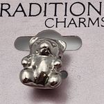 NWT Tradition Charms Sterling Silver Teddy Bear Charm Silver Photo 1