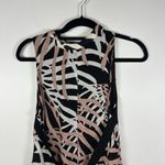 Proenza Schouler Patterned Tie Waist Dress Size 4 Black Pink Designer 10 Photo 4