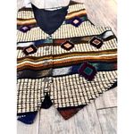 Jane Ashley  Women's Multicolor Patchwork Western Southwest Cowboy Vest Size M Photo 2