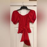 Altar'd State  Vibrant Red Blouse Photo 1