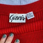 Genesis vintage cherry red midi sweater skirt. Size M Photo 3