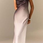 Commence Commense Cowl Neck Silk Dres Photo 0