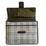 Burberry Vintage Tartan Mini Portfolio Clutch Authentic Photo 2