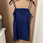 Madewell Blue Goldie Mini Dress in 100% Linen Photo 2