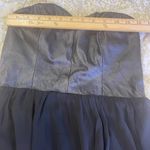 BCX 🖤  Strapless Faux Leather & Lace High-Low Dress – Size 3 Photo 2