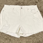Good American NWT  White Jean Shorts size 15 Photo 0