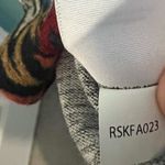 Rafaella  Southwest Zipper Detail Top Blouse Western Tribal Stretch Large Photo 5