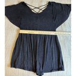 American Eagle Black space dye Shorts romper Pockets Super Stretchy Size XS Photo 2