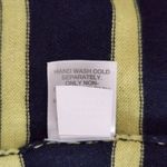 J. Jill Navy Striped Sweater Size Small Preppy Striped Pullover Blue Photo 6