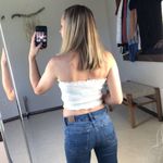 Abound : Rainbow Smocked Tube Top Crop Top Photo 1