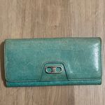 CELINE Wallet Rare Silver Hardware Vintage EUC Photo 8