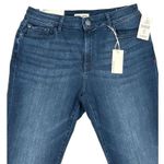 Warp + Weft Skinny Jeans Women's Size 10/30 Dark Blue Slim Fit Tapered Leg Denim Photo 1