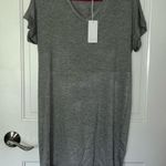 Antistar Nwt T shirt dress gray v neck small Photo 1
