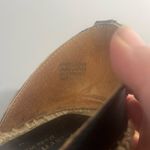 Garnet Hill  black leather studded ankle wrap espadrilles size 38/ 8 Photo 7