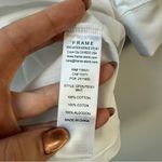 frame denim Frame Frankie Tee Puff Sleeve White S Photo 6