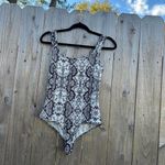 Iris  snakeskin bodysuit‎ size small Photo 6