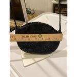 Beaded Satin Evening Bag Clutch Purse Black Formal Party Handbag Prom Wedding Photo 3