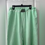 Roberto Cavalli  Animalier Patchwork-Print Appliqué Sweatpants Mint Green Sz XXL Photo 6