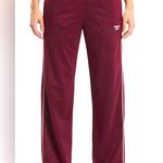Reebok Women's Tricot Maroon Joggers Photo 4