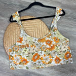 Urban Outfitters  floral‎ print cropped tank Photo 0