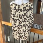 Boutique Bibi Chic Leopard Print short sleeve oversized  Top sweater Photo 2