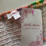 Love Wednesday Tropical Print Cotton maxi dress, spaghetti straps, coral, NWT, M Size M Photo 3