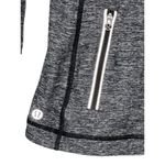 Lululemon  Star Runner Long Sleeve Shirt Heather Gray Black Silver Rulu Size 6 Photo 10