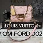 Michael Kors Michael  Serena Small Quilted Studded Crossbody Bag Blush New NWT Photo 0