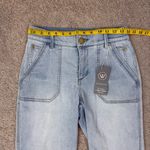 Wit & Wisdom ‘Ab’Solution Denim Bermuda Knee Shorts Womens Size 4 Blue High Wais Photo 6