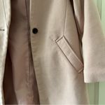 Banana Republic  Pink Longline Inverted Collar Car Coat Jacket XSmall EUC Photo 1