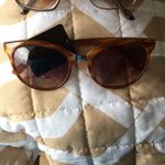 Judith Leiber Tortoise & Gold Cat's Eye Sunglasses Photo 2