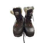 The North Face  Waterproof Winter Snow Boots Women's Size 10 Brown Fur Lined Photo 1