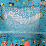 Bongo Women's Sleeveless Collared Button Front Tie hem Shirt Blue Floral Sz XL Photo 2